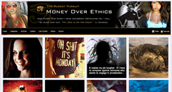 Desktop Screenshot of moneyoverethics.com